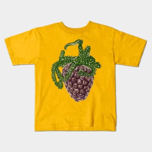 Raspberry Octopus Kids T-Shirt